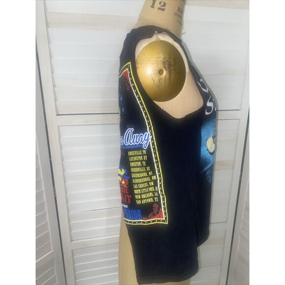 George Strait T Shirt Tank Women’s Concert Cowboy Rides Away 2013-2014 Small - Picture 2 of 7